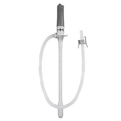 Deway Auto Fuel Transfer Pump, D Battery, 2.6 GPM Flow, Extra Long Hose | Hands-free liquid transfer for cars, generators, ATVs, and lawn equipment; RoHS and CE certified. - style: Basic