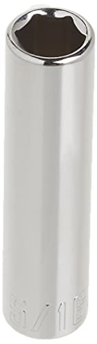 CRAFTSMAN Deep Socket, SAE, 1/4-Inch Drive, 5/16-Inch, 6-Point (CMMT43575) - size: 5/16"