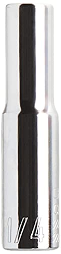 CRAFTSMAN Deep Socket, SAE, 1/4-Inch Drive, 1/4-Inch, 6-Point (CMMT43573) - size: 1/4"
