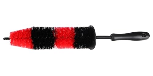 Car Detailing TIRE Brush S, Wheel Brush Car, Cleaning Brush for Tyres, 7 cm Diameter, Wheel Cleaner, Brake Dust Remover, Ergonomic Handle, Scratch-Free, Precise Cleaning