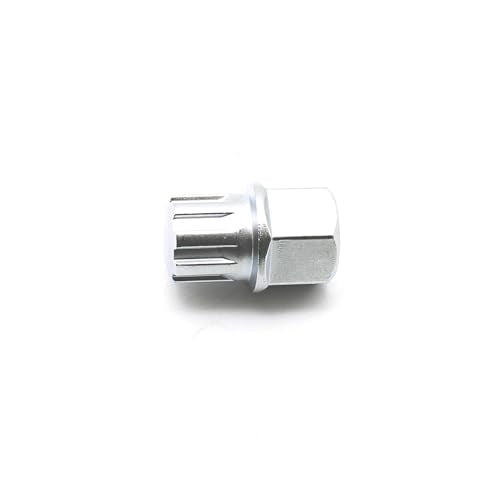 TEMO 19/8Pt Wheel Lock Nut Screw Removal Key Anti-Theft Lugnut Socket S3054 for BMW Vehicles - size: 19/8PT