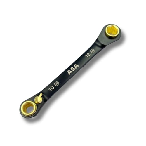 ASA 8-in-1 Stainless Steel 72-Tooth Bi-Directional Ratchet Wrench, Multi-Function Non-Slip Ratchet Wrench, Protects Bolts from Damage,super socket,universal socket,ratchet set(5/16,3/8,15/32,1/2) - size: Small-8(5/16)/10(3/8)/12(5/32)/13(1/2)