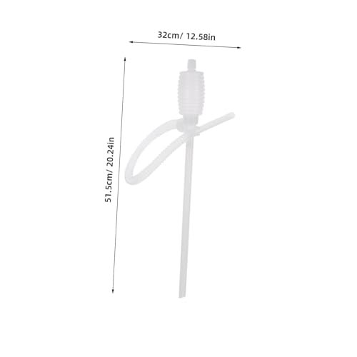 PartyKindom Heavy Duty Self-Priming Siphon Pump Portable Liquid Transfer for Fuel Kerosene Chemicals Water Manual Hand-Operated Plastic Fluid Extractor