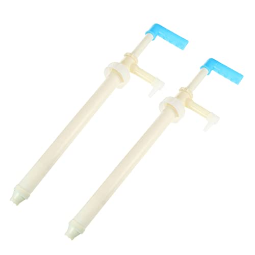 Garneck 2Pcs Manual Oil Transfer Pump Multifunction Fuel Transfer Tool for Water Liquids Easy to Use Hand Pump Design for Convenient Liquid Extraction