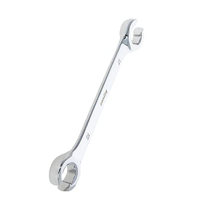 Auniwaig Flare Nut Wrench, 15mm x 17mm Metric Double Open End, 1Pcs - size: 15x17mm
