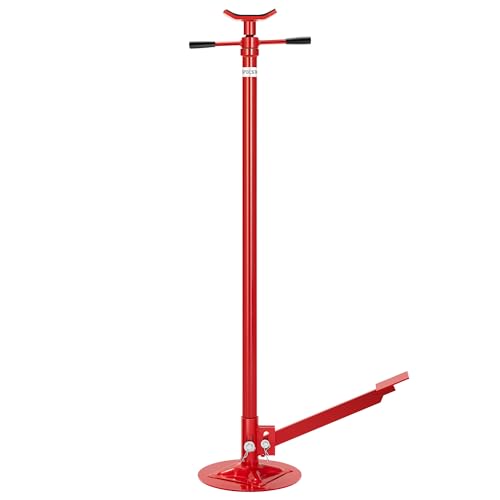 SPECSTAR Under Hoist Support Stand with Foot Pedal 3/4 Ton | 1650 Lbs Capacity Jack Stand Lifting from 52 to 76 Inch with 12 Inch Diameter Steel Base - style: With Foot Pedal