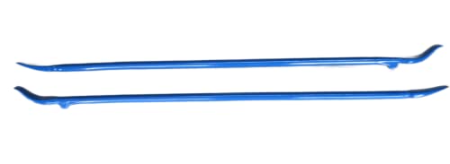 Tire Iron Tool Blue QC-B42-B2 41in Car Truck Auto Lever Bar 2-Pieces