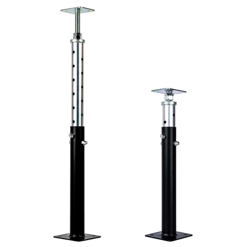 2 Pack Basement Floor Jack 20" - 33" Adjustable Jack Adjustable Support Beam House Jack Post - Suitable for Cellar Ceilings, Underground Passage, basements, Underground bunkers