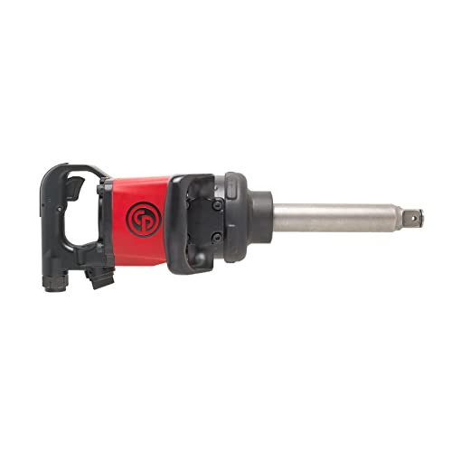 Chicago Pneumatic CP7782-6 Air Impact Wrench (1 Inch), 6 Inch Ext. Anvil, Air Gun Industrial Repair & Assembly Tool, D-Handle , Pinless Rocking Dog, Max Torque Output 1920 ft. lbf/2600 Nm, 5200 RPM - size: 6-Inch, style: Tool - Extended Anvil