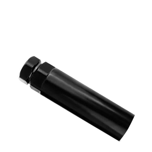 6 Spline Lug Nut Socket, Steel Spline Socket Set, Lug Nut Removal Tool, Wheel Locks Nuts Key for 19 mm (3/4 Inch) & 21 mm (13/16 Inch) Hex Sockets Wrench (Black)