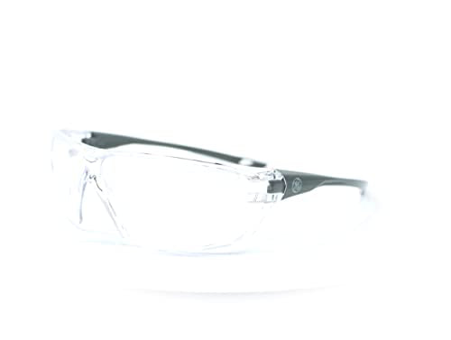GE Safety Glasses, ANSI Z87.1, 03 Series, Anti-scratch Lens, 99.9% UV Protection, EN 166, 12 Pack - color: Gray