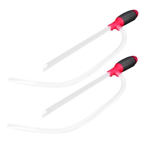 Alipis Manual Fuel Transfer Pump Kit 2-Piece Siphon Pump Hose Water Easy to Use for Automotive and Home Applications