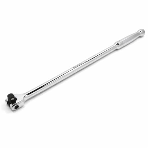 Powerbuilt Flex Head 1/2 Inch Drive Breaker Bar Extension, 18 Inches Long Extension, Rotating 180 Degree, Tight Spaces, Optimized Leverage and Torque - 640853 - size: 18", style: 1/2" Drive