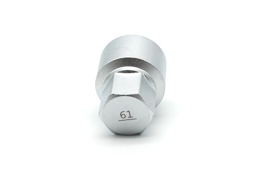 TEMO #61 Anti-Theft Wheel Lug Nut Removal Socket Key 3437 for Porsche - size: #61