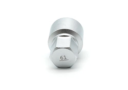 TEMO #61 Anti-Theft Wheel Lug Nut Removal Socket Key 3437 for Porsche - size: #61