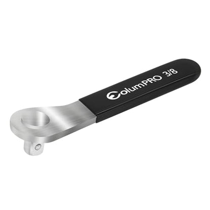 Low Profile Socket Lever, 3/8” Drive Breaker Bar, Extra Low Profile Stubby Wrenches Set, Non-Ratcheting, Great for Boats, RV, Off Road Vehicle - style: 3/8"