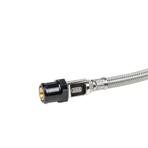 ARB ARB601A Digital Tire Pressure Gauge with Braided Hose and Chuck, Inflator and Deflator 0-200 Psi / 0-14 Bar / 0-1400 Kpa. Ideal for Fast and Simple 4x4 Off Road Adventures - 2026 Launched