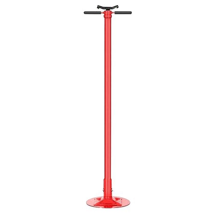 Underhoist Support Stand 1500lbs 0.75 Ton Capacity Pole Jack Heavy Duty Jack Stand Car Support Jack Lifting from 52inch to 75inch Easy Adjustment Round Base Automotive Support