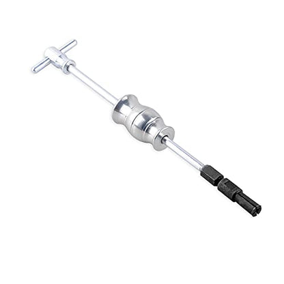 DAYUAN 9Pcs Blind Hole Collet Bearing Puller Set Internal Remover | 8 Expandable Collets 8-32mm，Removes Bearings Gears Pulleys & Steering Wheels，Drop Forged Heat Treated Steel，Red Case