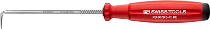 PB Swiss Tools Mini Pick Tool Set PB 8680.CN | 100% Swiss Made | 4-piece SwissGrip Hook Tool for Automotive, O-Ring, Brake, Motor, Gearbox Seal