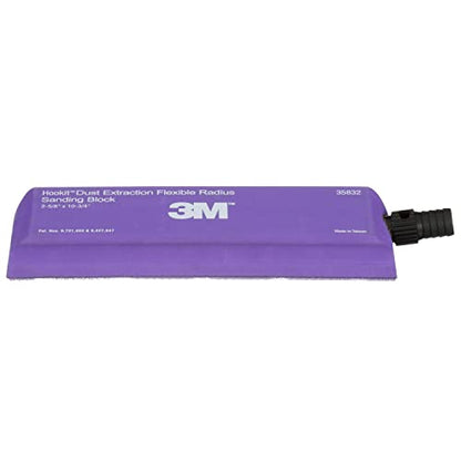 3M™ Hookit™ Dust Extraction Flexible Radius Sanding Block 35832, 273 mm x 66 mm - size: 273 mm x 66 mm, style: Curved