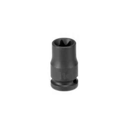 Grey Pneumatic 1110ET Impact Socket - style: E10 External Star Impact Socket