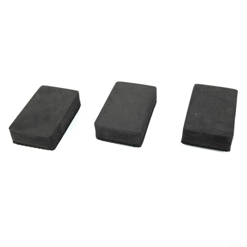 Professional Clay Bar Pad Kit 3 Pieces - Sponge Block for Removing Light Overspray Contaminants - Scratch-Free Auto Detailing for Paint Clear Coat Glass - 9x6cm Black
