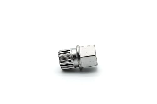 TEMO Abc9/21Pt Anti-Theft Wheel Lock Lug Nut Removal Socket Key for Vw Audi | Wheel Lock Nut Socket Adapter | Anti-Theft Screw Remover Repair Tool | Tyre Fitting, Garage Repair, Tire Change - size: ABC9/21PT