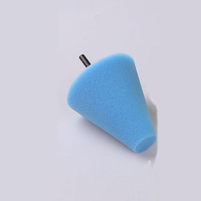 STOBAZA Car Burnishing Pad Set Cone Shaped 3-Piece Sponge Polishing Wheel for Automotive Wheel Hub Cleaning for Car Detailing and Buffing
