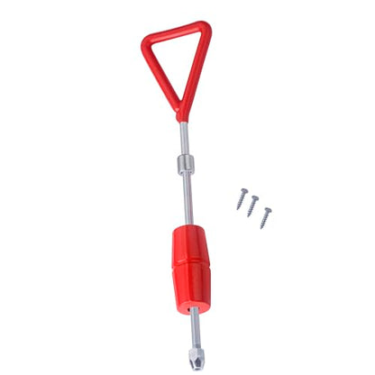 1 LB Dent Puller Slide Hammer Kit with 3 Screw Tips | Auto body sliding repair tool with one-piece shaft and handle for added strength