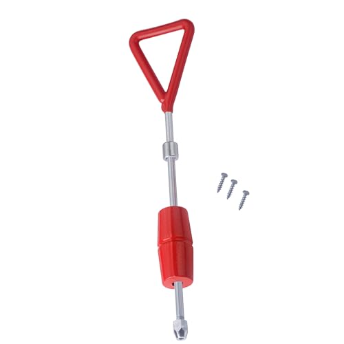 1 LB Dent Puller Slide Hammer Kit with 3 Screw Tips | Auto body sliding repair tool with one-piece shaft and handle for added strength