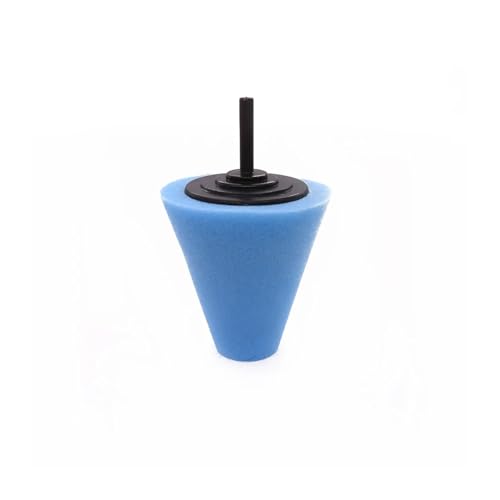 Car Polishing Pad Buffing Foam Sponge Pad Cone Polisher Buffer Pad Automotive Waxing Kit for Car Wheel Hub Headlight Polishing - color: Medium 1pc