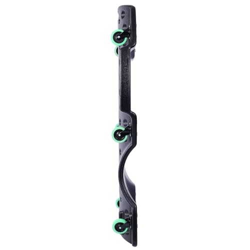 Mechanic Plastic Creeper, 48 Inch Low Profile Creeper with Blow Molded Ergonomic HDPE Body, Padded Headrest & Dual Tool Trays, 440 Lbs Capacity, Car Creeper/Seat for Garage, Shop, Tool Gift (Black) - color: Black