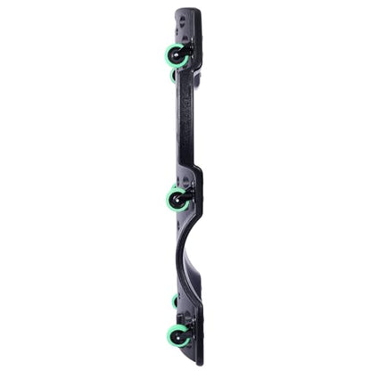 Mechanic Plastic Creeper, 48 Inch Low Profile Creeper with Blow Molded Ergonomic HDPE Body, Padded Headrest & Dual Tool Trays, 440 Lbs Capacity, Car Creeper/Seat for Garage, Shop, Tool Gift (Black) - color: Black