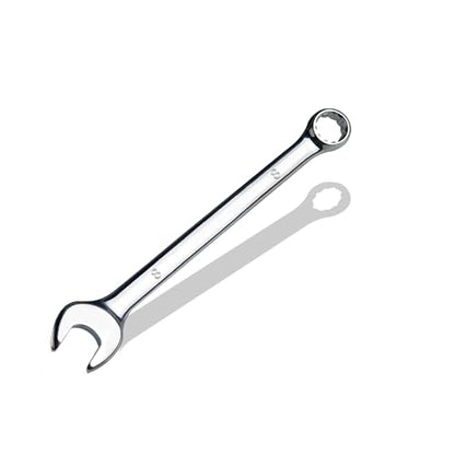 8mm Metric Combination Wrench, CR-V Steel with Mirror Polish, 12-Point Design, 15-Degree Offset, Perfect for Auto Repair, Household, Car & Truck Emergency - size: 8mm