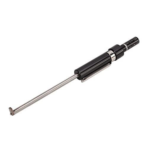 Brake Pad Measure Tool, Ecore Measure Tool with Scale, Car Brake Pad Detection Pen Scale Tire Tread Depth Gauge Measuring Tool Black Silver Universal for Internal External