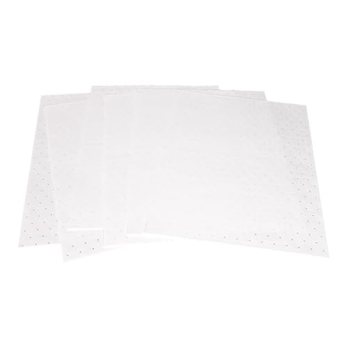 PONO 200 Pcs Oil Absorbent Pads, 15x20 in White Heavy Weight Oil-Only Absorbent Pad,Used for Oil Spill Cleaning in Garage Workshop, Reusable, Washable, Durable - size: 200Pcs, 15"X20"