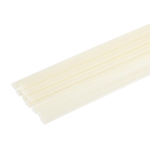 HARFINGTON 1set(10pcs) Plastic Welding Rods 8inch ABS Welding Strips Welder Rods for Car Bumper Kayak Daily Repair Plastic Welder Car Bumpers, Beige - size: 8inch
