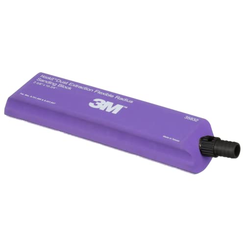 3M™ Hookit™ Dust Extraction Flexible Radius Sanding Block 35832, 273 mm x 66 mm - size: 273 mm x 66 mm, style: Curved