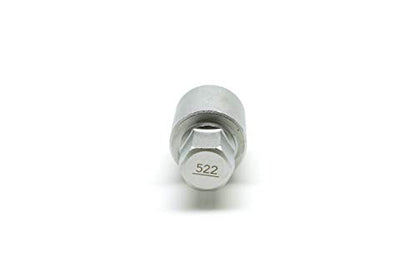 TEMO 522 Wheel Lock Nut Screw Removal Key Anti-Theft Lugnut Socket S3056 for Vw Audi Vag Volkswagen Vehicles - size: Model 522 (1 Piece)