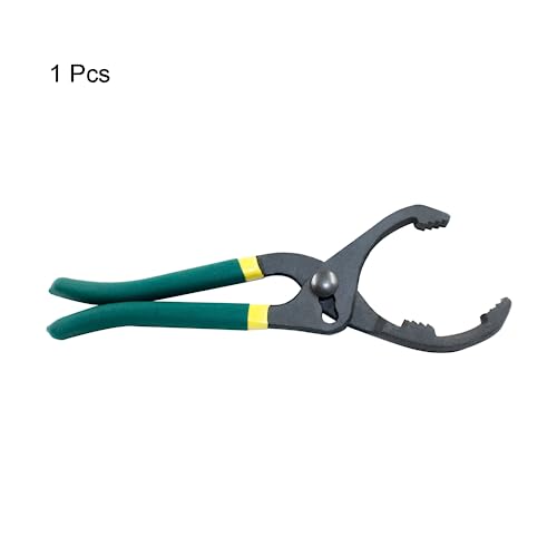 Hitefu 10 Inch Oil Filter Pliers, Adjustable Oil Filter Wrench | No Slipping Oil Filter Removal Tool, For Engine Filters, Cars, Motorcycles and Trucks