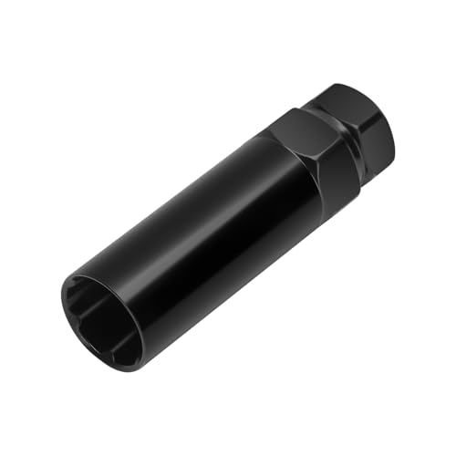 DYNOFIT 6 Spline Tuner Lug Nuts Key for Wrench with 3/4 inch (19mm) and 13/16 inch(21mm) Hex, Aftermarket Spline Lug Nut Socket Replacement Tool for 1/2" 12x1.5 12x1.25 Wheel Nuts - color: Black, size: 6 Spline with Hex 3/4" and 13/16"