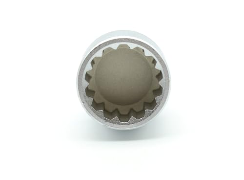 TEMO #60 Anti-Theft Wheel Lug Nut Removal Socket Key 3437 for Porsche - size: #60