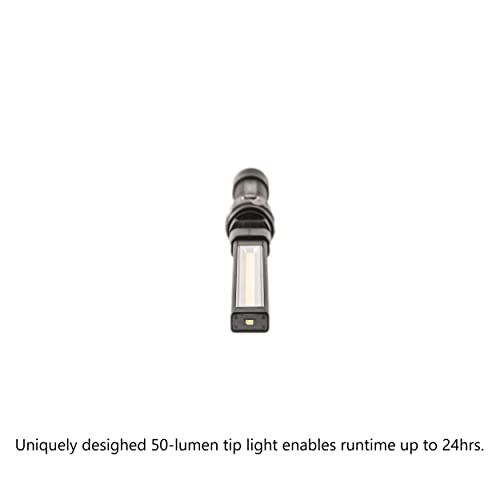 NextLED NT-7543 Foldable Rechargeable LED Work Light, COB LED Slim Work Light with Magnetic Base. Ultra Bright Flashlight, Cast Aluminum, Mechanics, Car Repair, Outdoor, Camping, Emergency, Garage - style: 350 Lumen Single Sided