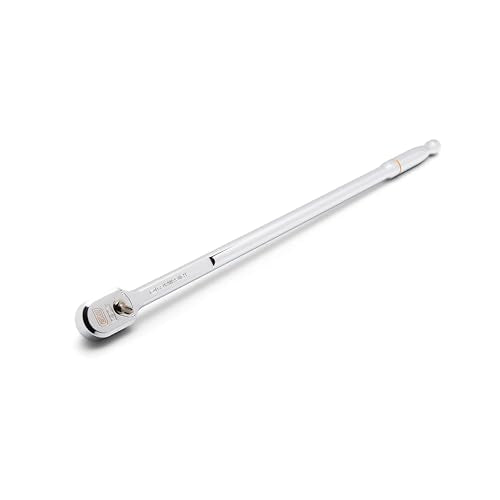GEARWRENCH 3/8" Drive 120XP Full Polish Chrome Extra Long Handle Teardrop Ratchet | 81269XP - style: Long Handle