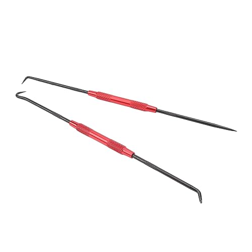 2 Sets O Ring Pick, Carbon Puller Tool with Removable Hook Head for Cars, Efficient Fast Oil Seal Removal