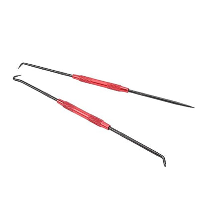 2 Sets O Ring Pick, Carbon Puller Tool with Removable Hook Head for Cars, Efficient Fast Oil Seal Removal