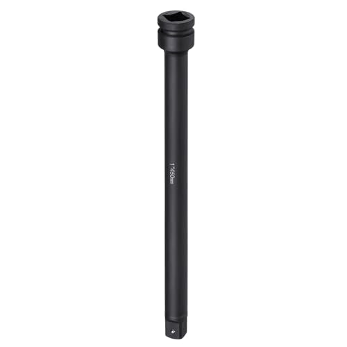 HARFINGTON Impact Socket Extension Bar 1" Square Drive 18" Long CR-V Steel Extension Rod Ratchet Wrench Driver Adapter for Axle Nut Sockets, Black - size: 1" Square Drive 18" Long