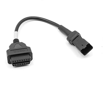 Motorcycle OBD Diagnostic Adapter 4 Pin Compatible with Multistrada Motorcycle OBDII DDA Can-Bus Connector - color: per Multistrada 4Pin