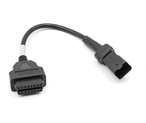 Motorcycle OBD Diagnostic Adapter 4 Pin Compatible with Multistrada Motorcycle OBDII DDA Can-Bus Connector - color: per Multistrada 4Pin